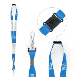 15mm Printed Lanyard NHS Scotland Hello My Name is with Metal Dog Clip (Pack of 100) 15mm Printed Lanyard NHS Scotland Hello My Name is with Metal Dog Clip (Pack of 100)