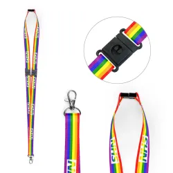 20mm Pre-Printed Rainbow NHS Lanyard with Triple Breakaway and Metal Clip (Pack of 25) 20mm Pre-Printed Rainbow NHS Lanyard with Triple Breakaway and Metal Clip (Pack of 25)