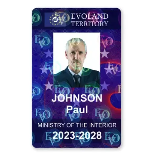 Evolis Agilia Card Watermark