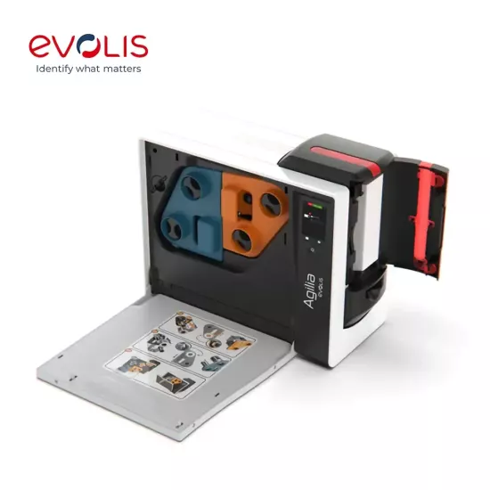 Evolis Agilia Retransfer ID Card Printer (Single-Sided)