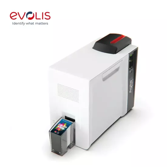 Evolis Agilia Retransfer ID Card Printer (Double-Sided)