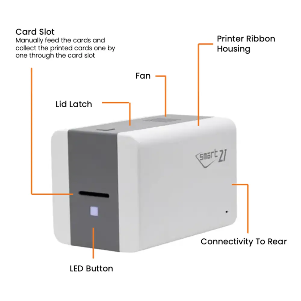 IDP Smart 21S ID Card Printer (Single-Sided)