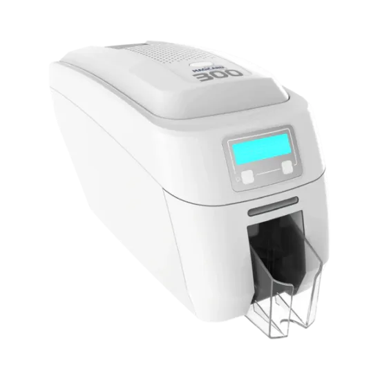 Magicard 300 ID Card Printer (Side View)