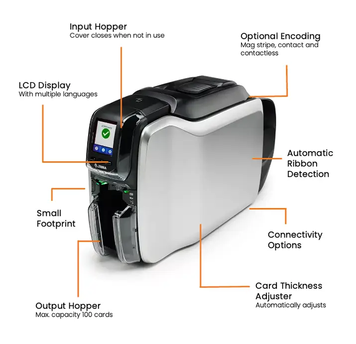 Zebra ZC300 ID Card Printer