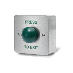 ICS Surface mount green dome exit button - screen printed PRESS TO EXIT - AA57S-PTE-BX ICS Surface mount green dome exit button - screen printed PRESS TO EXIT - AA57S-PTE-BX