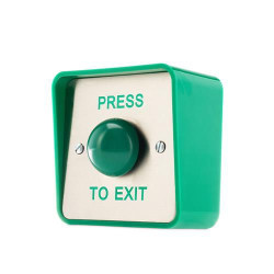 ICS Surface Mount Green Dome Exit Button with Green Plastic Housing - PRESS TO EXIT - DRB044S-PTE ICS Surface Mount Green Dome Exit Button with Green Plastic Housing - PRESS TO EXIT - DRB044S-PTE
