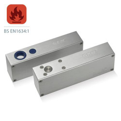 ICS Solenoid Bolt, Power to Lock, Glass Door Applications, 12V DC - FIRE RATED - FR-EB300 ICS Solenoid Bolt, Power to Lock, Glass Door Applications, 12V DC - FIRE RATED - FR-EB300