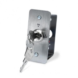ICS Flush Mount Maintained Narrow Style Keyswitch - KS001-N ICS Flush Mount Maintained Narrow Style Keyswitch - KS001-N