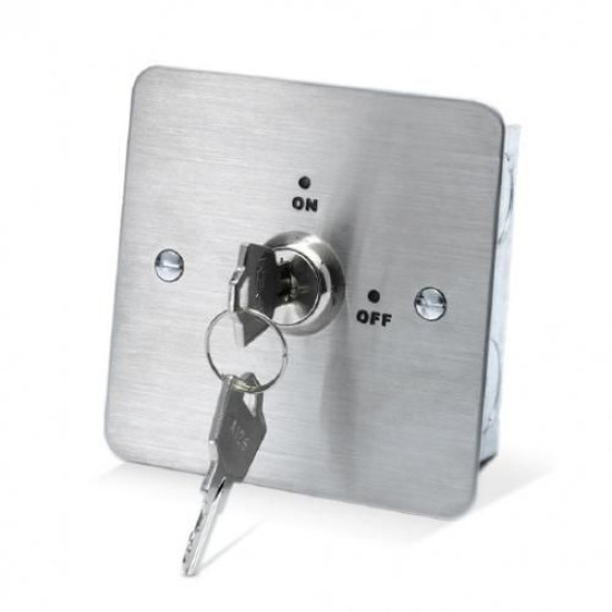 ICS Flush Mount Momentary Standard Keyswitch - KS002 ICS Flush Mount Momentary Standard Keyswitch - KS002
