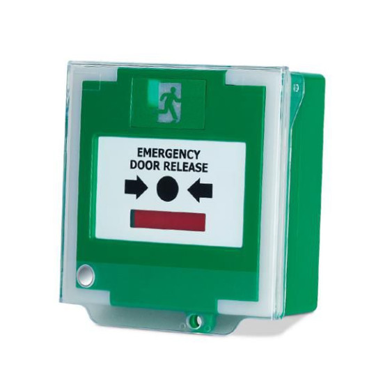 ICS Triple Pole Resettable Illuminated Breakglass Unit with Cover and Sounder - MCP330-PRO
