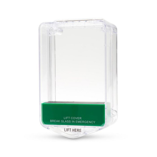 ICS Polycarbonate Call Point Protector with Built-in Sounder - Comes with Red & Green Cover - SP2-WSS