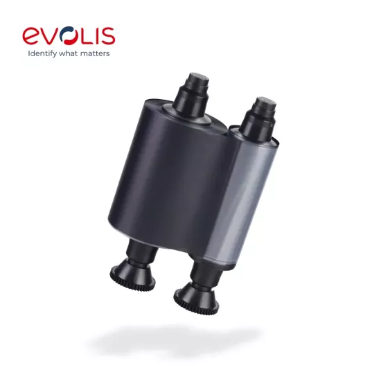 Evolis R3012 Black & Overlay Printer Ribbon