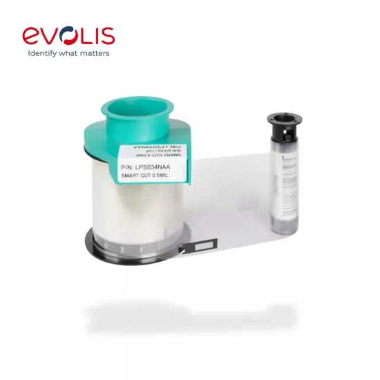 Evolis 0.5mil Clear Smart Cut Patch Ribbon (LPS034NAA)