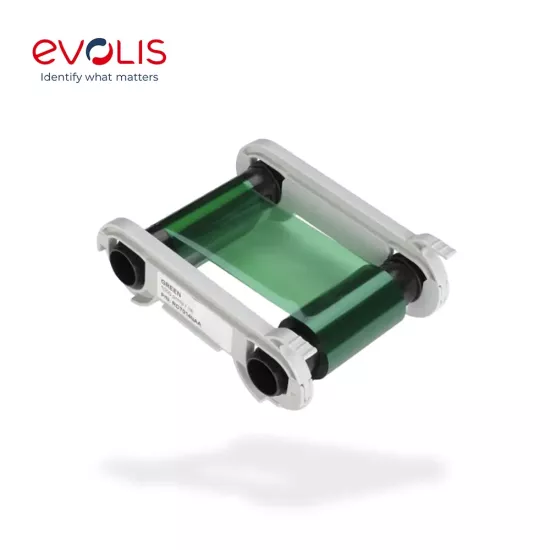 Evolis RCT014NAA Green Printer Ribbon