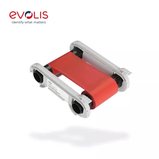 Evolis RCT013NAA Red Printer Ribbon