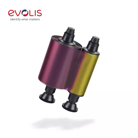 Evolis R3011 YMCKO 5 Panel Colour Printer Ribbon
