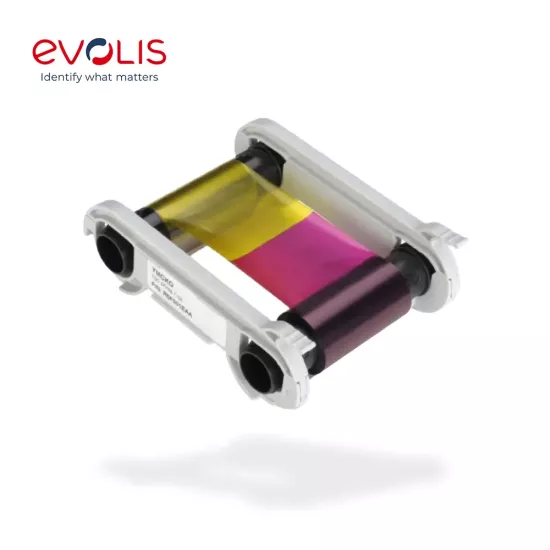 Evolis R5F002EAA Zenius YMCKO Colour Printer Ribbon 200 prints