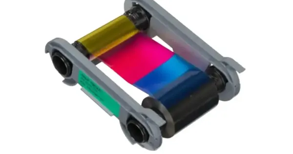 Evolis R5H204E100 YMCKO Half Panel Colour Ribbon