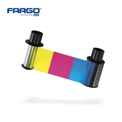 FARGO YMCKOK Full Colour Black Reverse Printer Ribbon 045210 FARGO YMCKOK Full Colour Black Reverse Printer Ribbon 045210