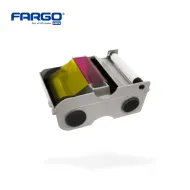 FARGO YMCKOK Full Colour Black Reverse Printer Ribbon 045110 FARGO YMCKOK Full Colour Black Reverse Printer Ribbon 045110