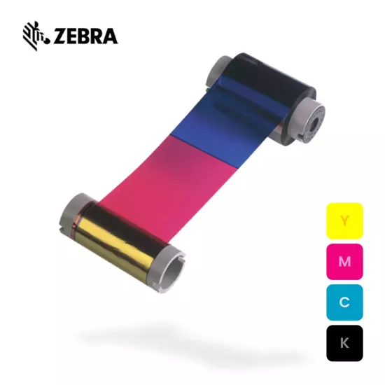 Zebra ZXP Series 8 & 9 YMCK Colour Printer Ribbon (800012-445)