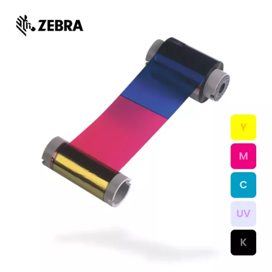 Zebra YMCUvK 5 Panel Colour Printer Ribbon (800012-543)