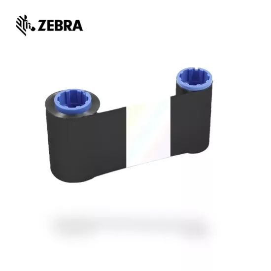 Zebra Black Dye Sub with Overlay Ribbon 800015-450