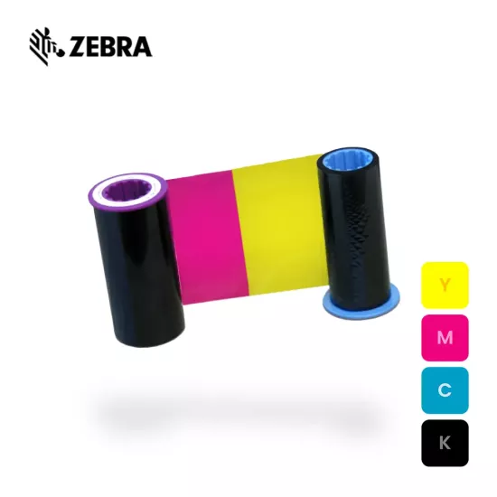 Full Colour YMCKO Printer Ribbon suitable for Javelin Zebra Eltron or CIM 800015-140