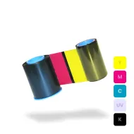 Zebra YMCUvK 5 Panel Colour Printer Ribbon (800014-941) Zebra YMCUvK 5 Panel Colour Printer Ribbon (800014-941)
