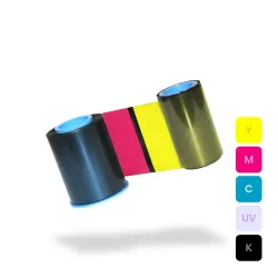 Zebra YMCUvK 5 Panel Colour Printer Ribbon (800014-941) Zebra YMCUvK 5 Panel Colour Printer Ribbon (800014-941)