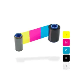 Zebra ZXP Series 8 and 9 YMCKI 5 Panel Colour Printer Ribbon with Inhibitor Panel (800012-942) Zebra ZXP Series 8 and 9 YMCKI 5 Panel Colour Printer Ribbon with Inhibitor Panel (800012-942)
