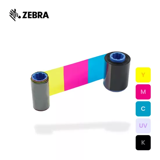 Zebra ZXP Series 8 & 9 YMCUvK 5 Panel Colour Printer Ribbon (800012-543)