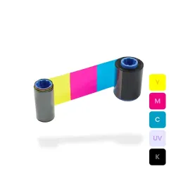 Zebra ZXP Series 8 and 9 YMCUvK 5 Panel Colour Printer Ribbon (800012-543) Zebra ZXP Series 8 and 9 YMCUvK 5 Panel Colour Printer Ribbon (800012-543)