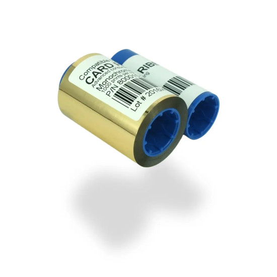 Zebra 800015-106 Gold Ribbon (1000 Prints) | 800015‑106 | Javelin, Eltron, CIM