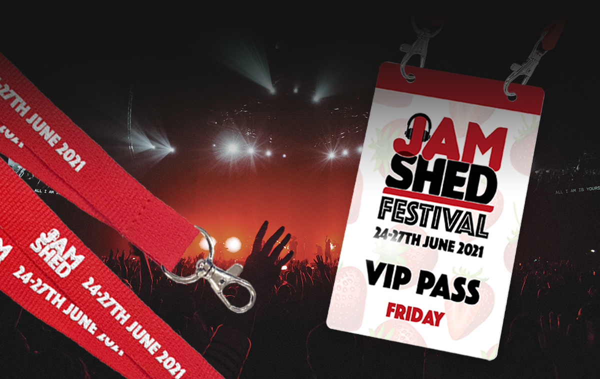Printed XL passes for events