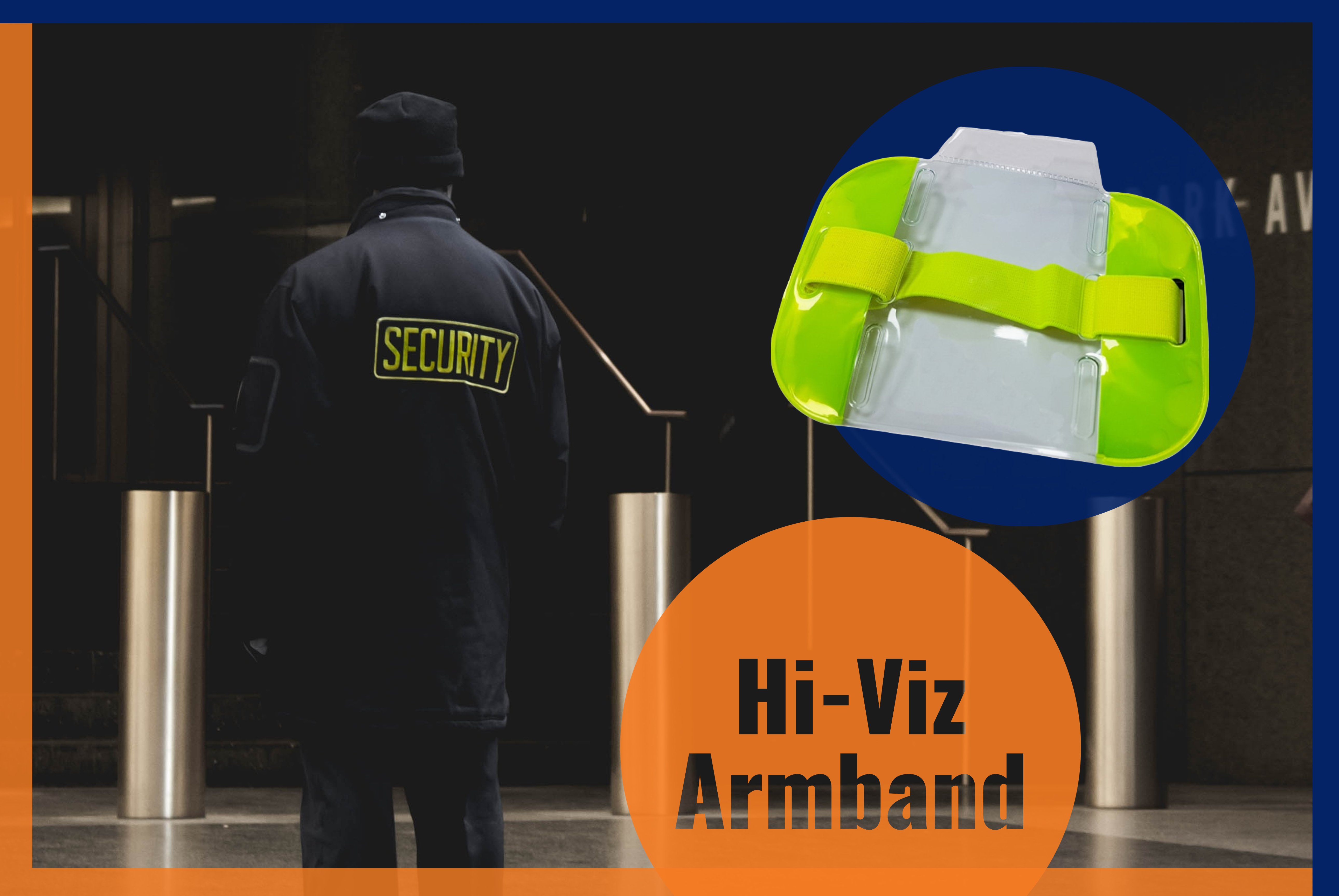  Reflective armband suitable for security industry 