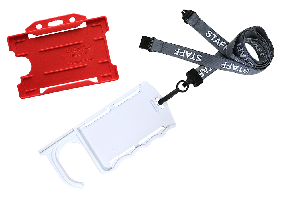 Lanyards and card holders are perfect for displaying staff ID
