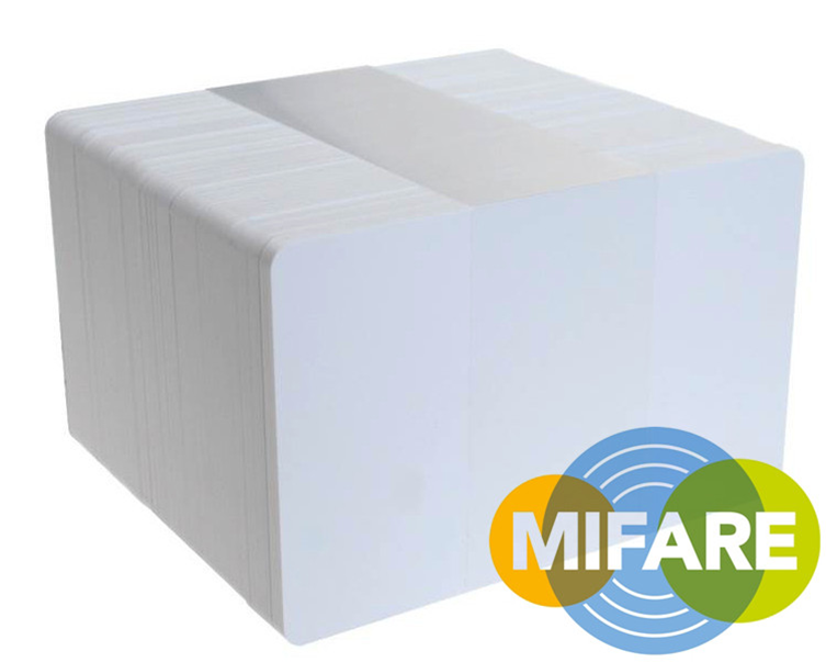 An image of NXP MIFARE Plus X 4K Plain White Cards Pack of 100