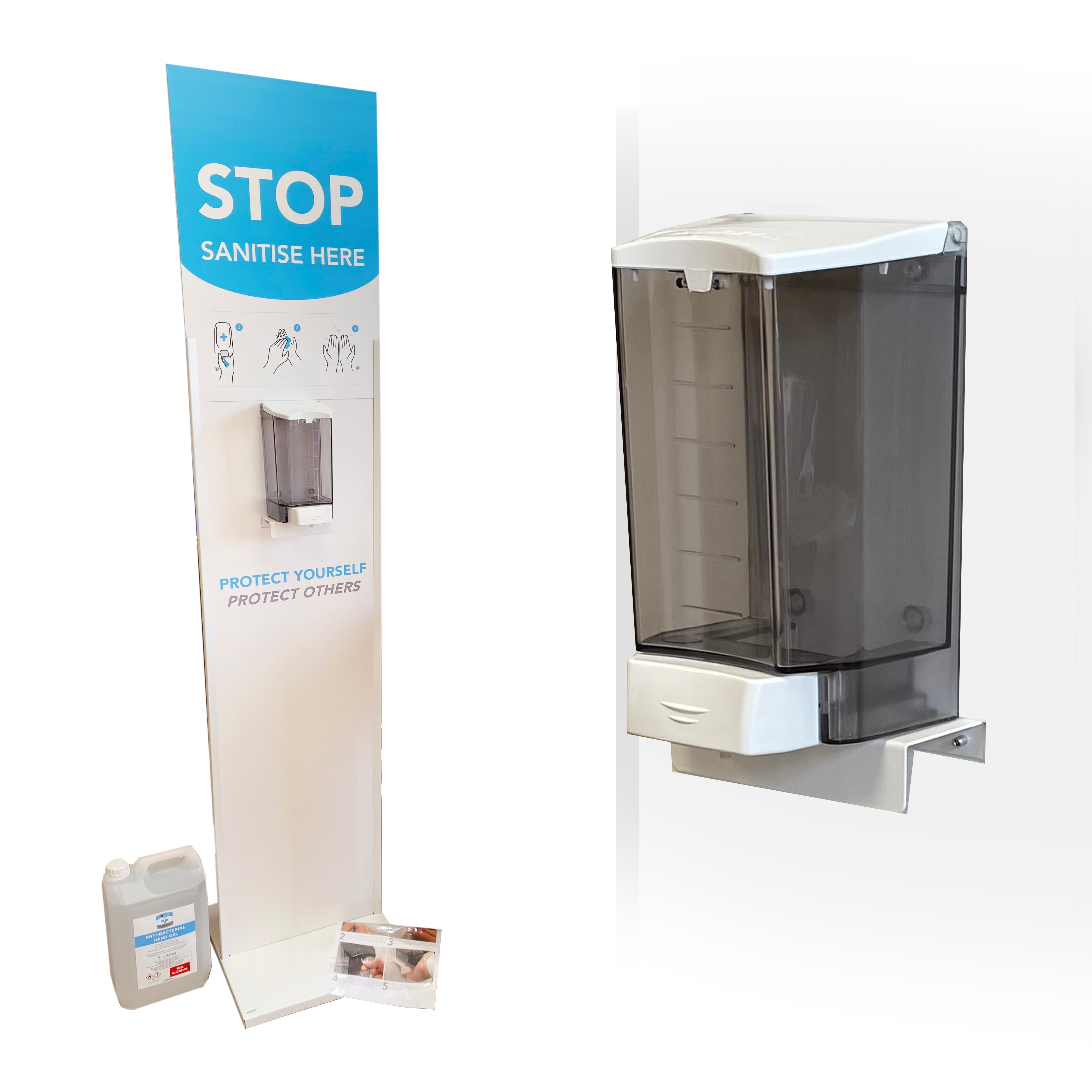 Hand sanitising station