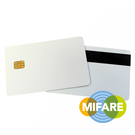 An image of MIFARE Classic Blank Hi-Co Mag Contact Cards 24LC02